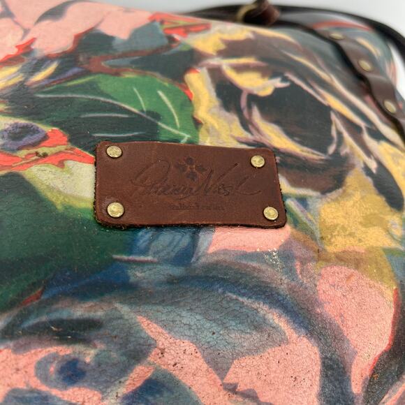 Patricia Nash women’s floral leather large  tote computer bag - Picture 14 of 16